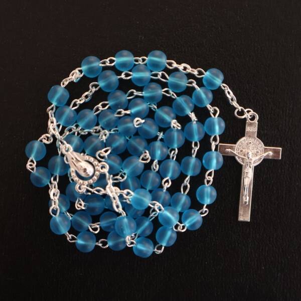 Blue Circle Rosary