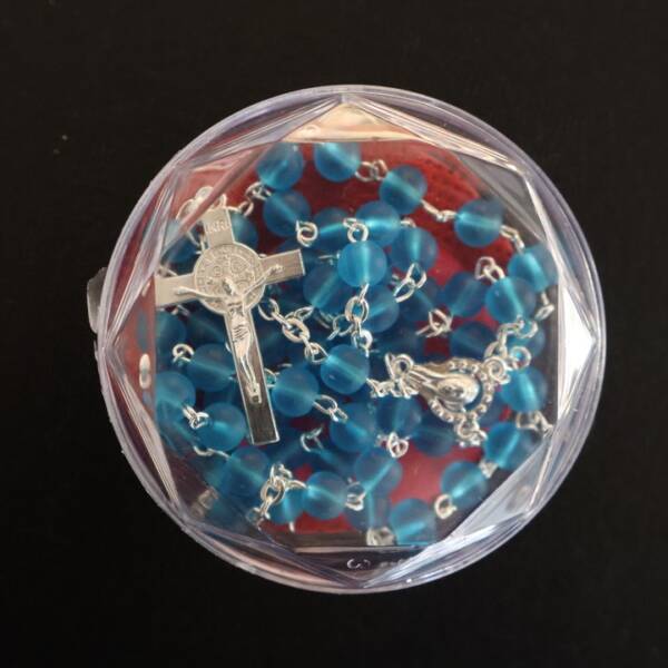 Blue Circle Rosary - Image 2