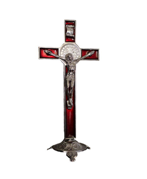 Brown & Silver Crucifix
