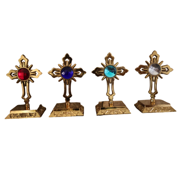 Small Cross Car Statue
