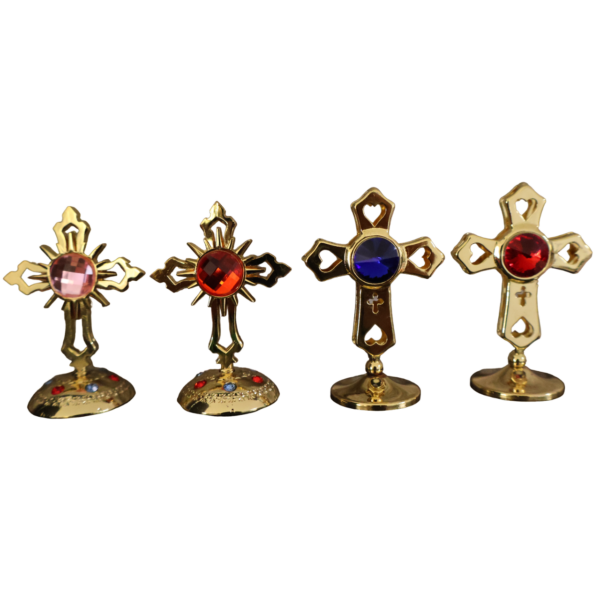 Small Cross Car Statue