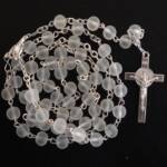 White B Rosary