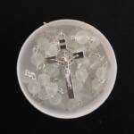 White B Rosary - Image 2