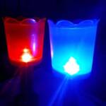 Altar candle Globe with LED / Procession Lamp [Pair] - Image 3