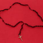 BLACK FULL TREAD ROSARY